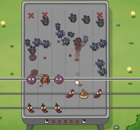 烤串师傅竟用食材打塔防,三重玩法融合让人停不下来(图7) 游民星空